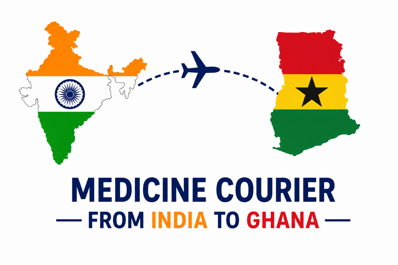 Medicine Courier From India to Ghana - Safe & Fast Delivery